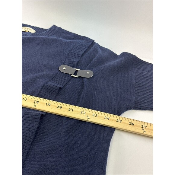 Peck And Peck Cashmere Sweater Wrap Ribbed Long Sleeve Clasp Round Womens XL - Picture 11 of 12